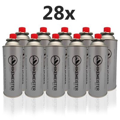 28 Pieces - Camping Gas Bottles - Value Pack
