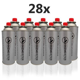 28 Pieces - Camping Gas Bottles - Value Pack